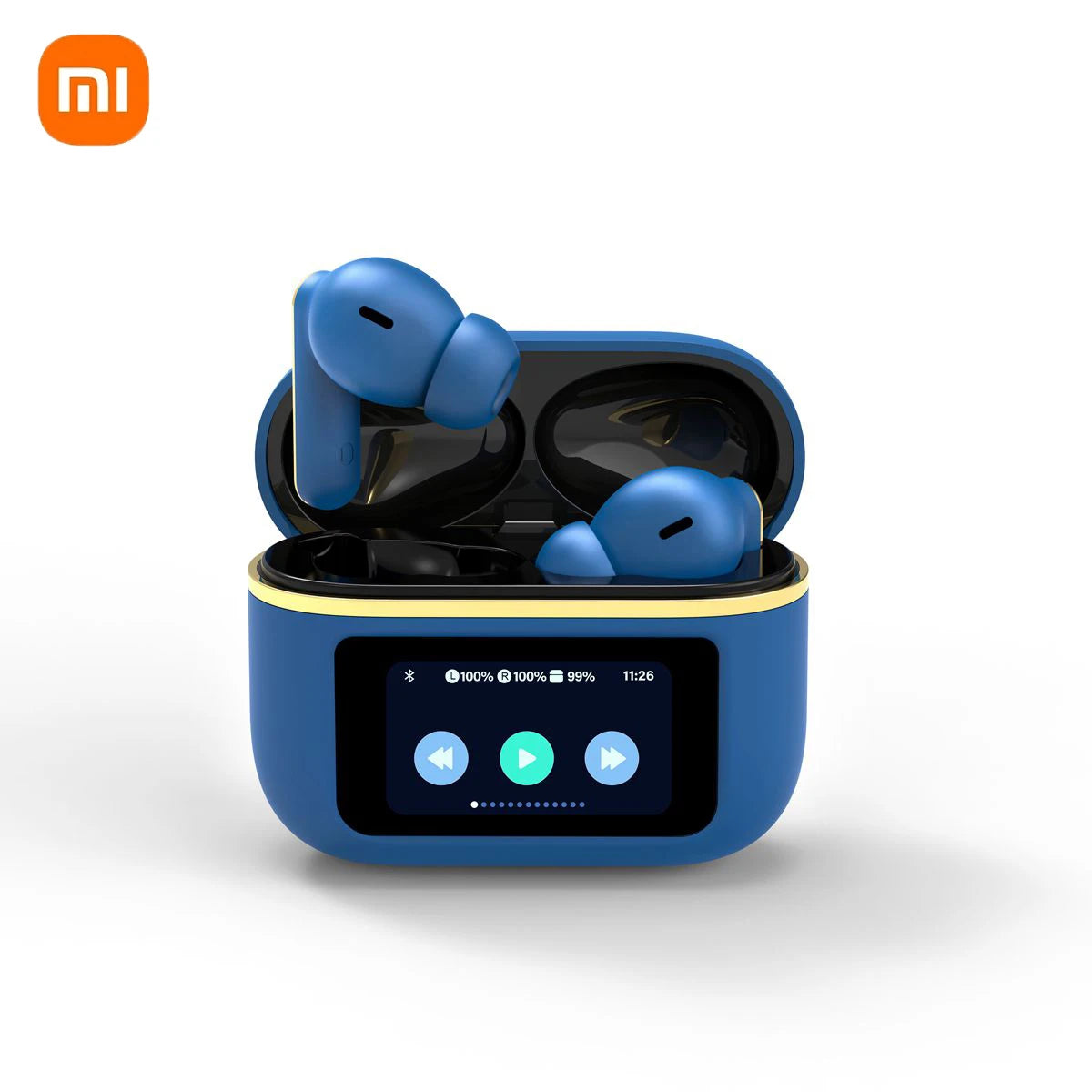 Xiaomi nya trådlösa headset Touch Color Screen Bluetooth-hörlurar ANC-hörlurar, Super Bass Advanced Audio