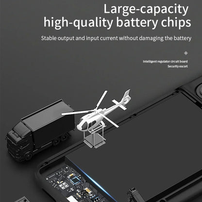 20000mAh batteriladdarfodral för iPhone laddningsfodral Baksida