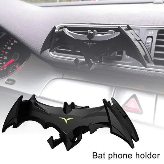 Bat-Shaped Gravity Buckle Car Phone Holder – Air Outlet Navigation Support for 4-6.5 Inch Devices