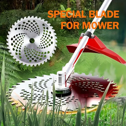 Durable 40/60/80 Teeth Mower Head, Blade Wood Mower Disc Fixed Four-Piece Set for Lawn Mower, Garden Weed Mower Parts