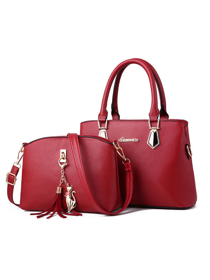 New Style Handbag – Simple Korean Women's Shoulder Bag, Messenger Bag, Versatile Tote, Ideal for Moms.