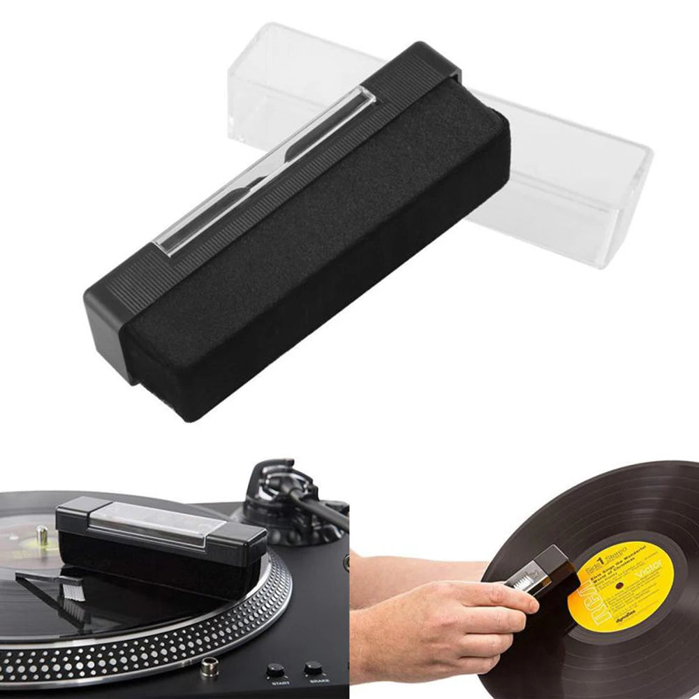 Anti Static Vinyl Record Cleaner Dust Remover Brush for Phonograph Turntable LP Vinyl Records Cleaning Kit