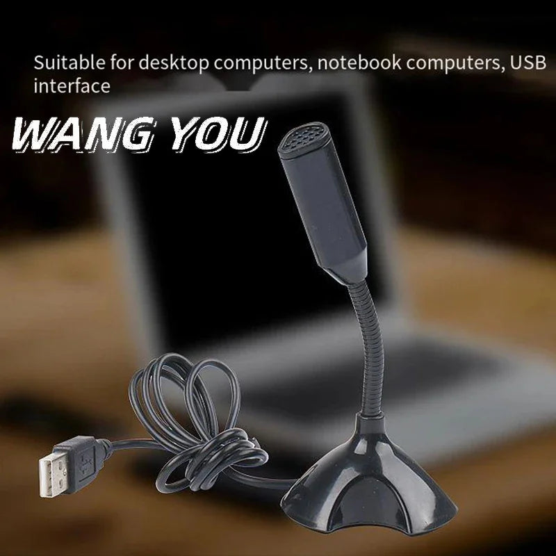 USB Microphone For Laptop And Computers Adjustable Studio Singing Gaming Streaming Mikrofon Stand Mic With Holder Desktop