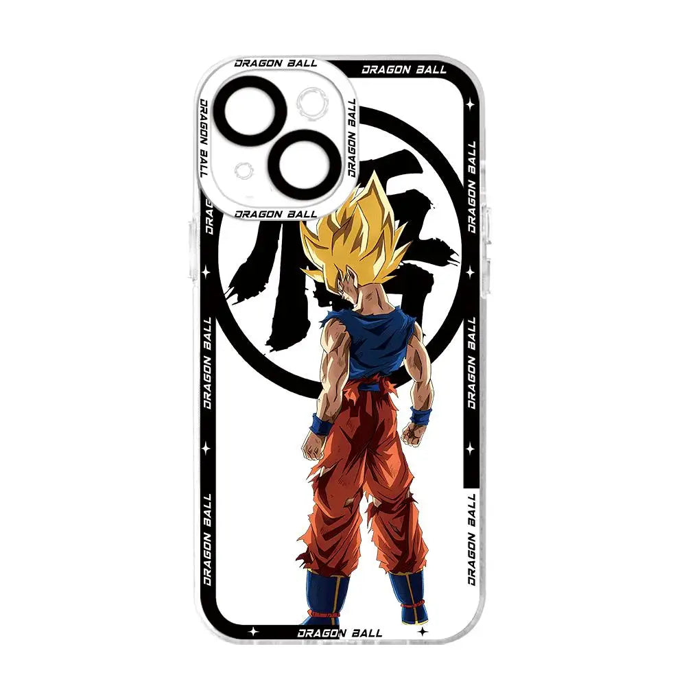 Anime Dragon Ball Phone Case for Apple iPhone Models – Silicone Cover for iPhone