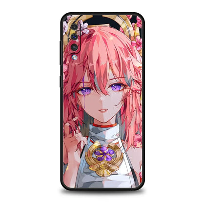 Genshin Impact Hu Tao Xiao Phone Case For Samsung A52 A12 A32 4G A22 5G A30 A50 A20e A72 A70 A02s A04s A10s A20s A40 A42 Cover