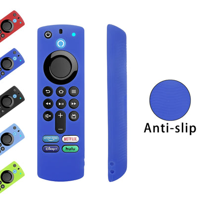 Silicone Case Fit for Amazon ALEXA Fire Home Smart TV Remote Controll Stick 3rd Generation Shockproof Anti-Slip Protector Cover