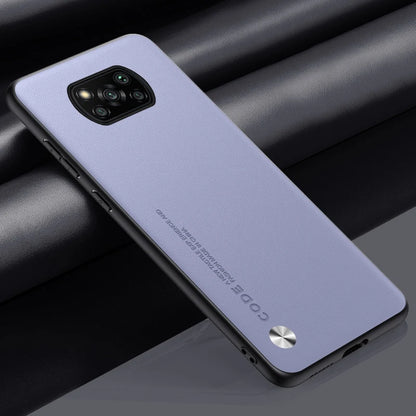 Luxury PU Leather Case for Xiaomi Poco X3 Pro, Matte Back Cover Silicone Protection for Poco X3 NFC, X3 Pro, Poco X3 Coque