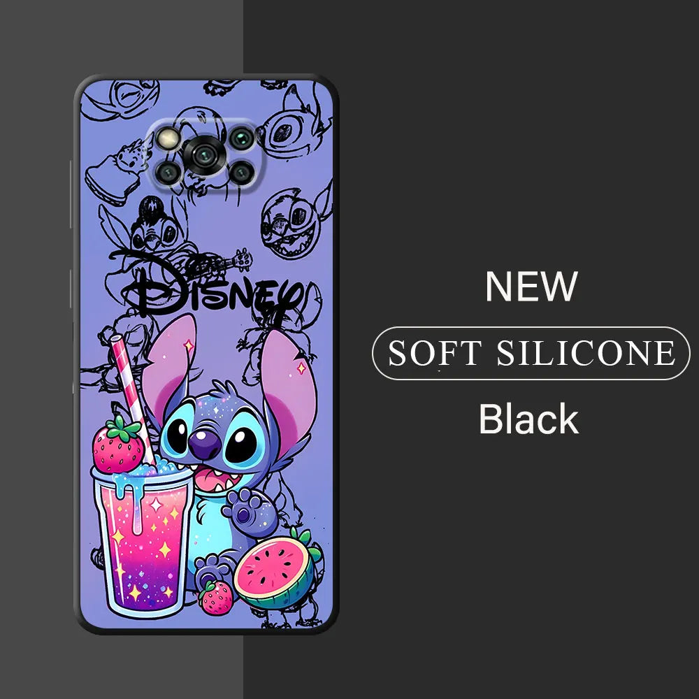 Disney Stitch Phone Case for Xiaomi Mi 11 Lite 12T 11T Pro 10T 12 13 5G 13 14 Pro 13 12 Lite 12X Silicone Cover