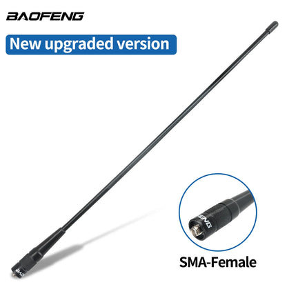 ABBREE AR 771 SMA Female Antenna Dual Band 144/430MHz for Baofeng UV 5R S9PLUS UV 13 21Pro Quansheng UV K5 Walkie Talkie NA771