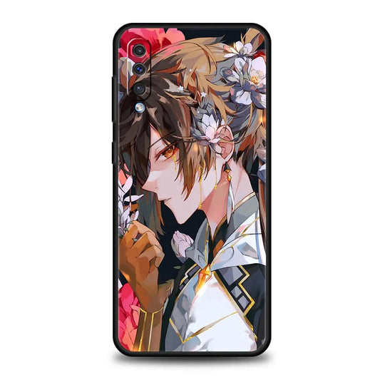 Genshin Impact Hu Tao Xiao Phone Case For Samsung A52 A12 A32 4G A22 5G A30 A50 A20e A72 A70 A02s A04s A10s A20s A40 A42 Cover