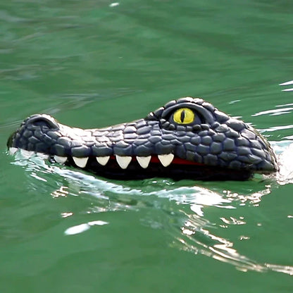 RC Boat Crocodile Head Remote Control High Speed Boat Kids Toys Boys Joke Alligator Decoy Pool Water River Game Spoof Party Gift