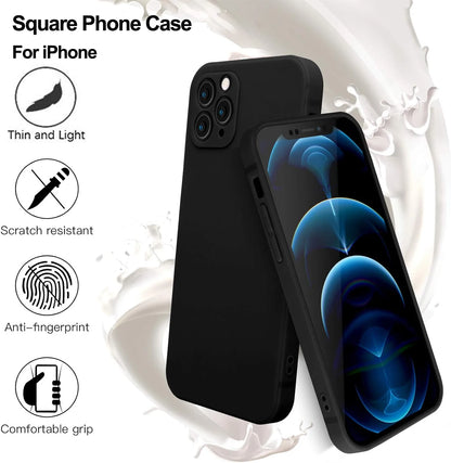 Luxury Slim Matte Black Flexible Silicone Case for iPhone 11 PRO MAX