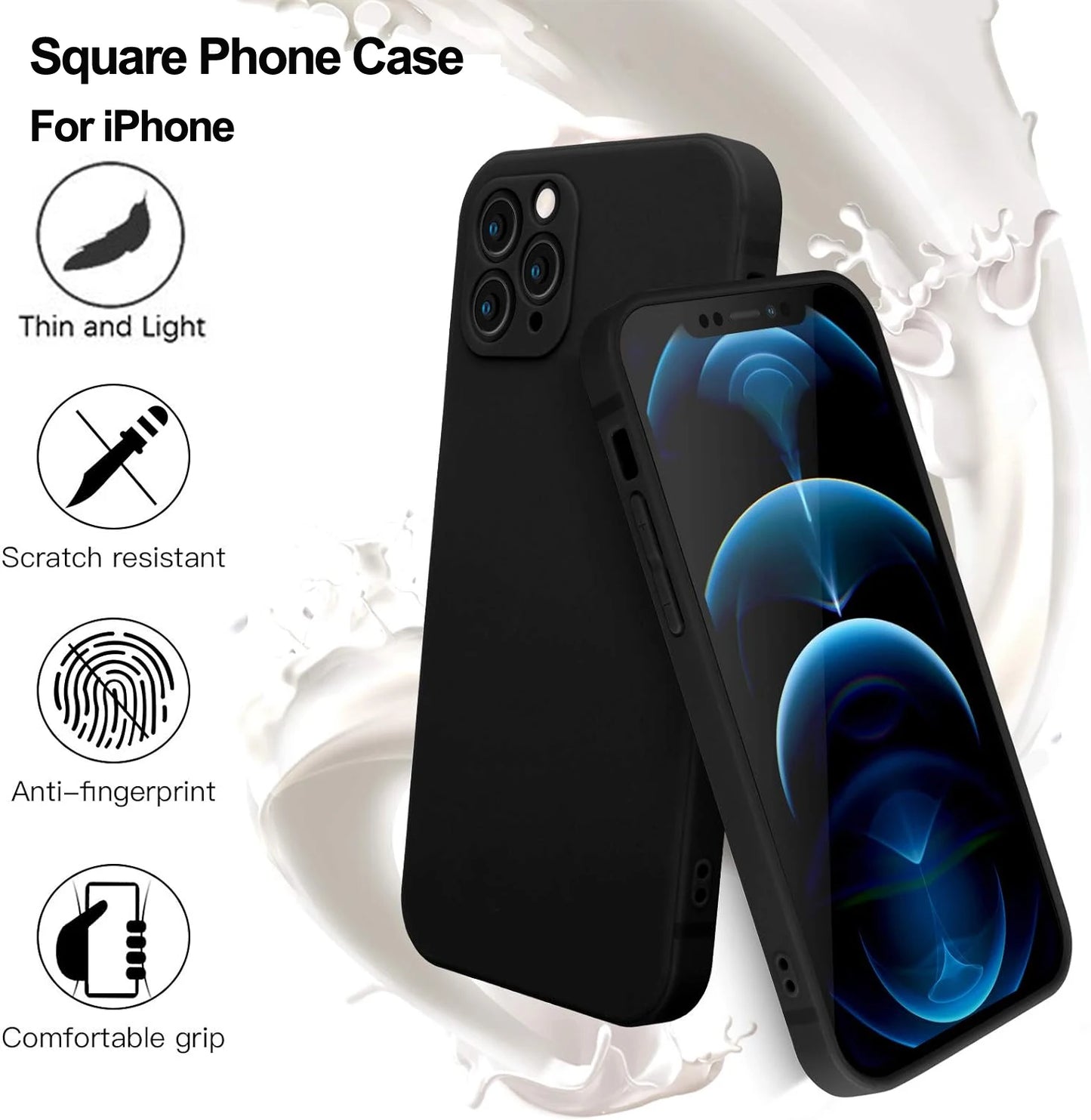 Matte Back Cover Slim Flexible Silicone Case For iPhone  11 Pro