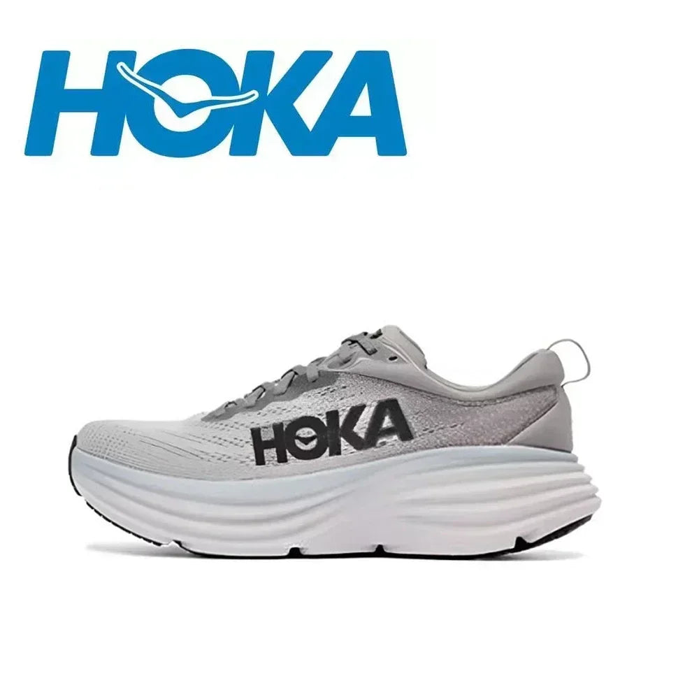 Hoka One Bondi 8 Road löparskor Silver