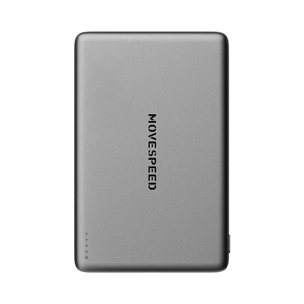 S05 Magnetic Power Bank 5000mAh 20WPD Trådlös Slim Portabel Laddare