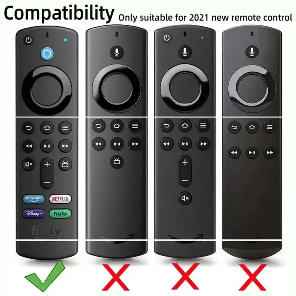 1PCS Silicone Case Fit For ALEXA Voice Fire TV Stick 4K 3rd Remote Control Shockproof Anti-Slip Protector Cover