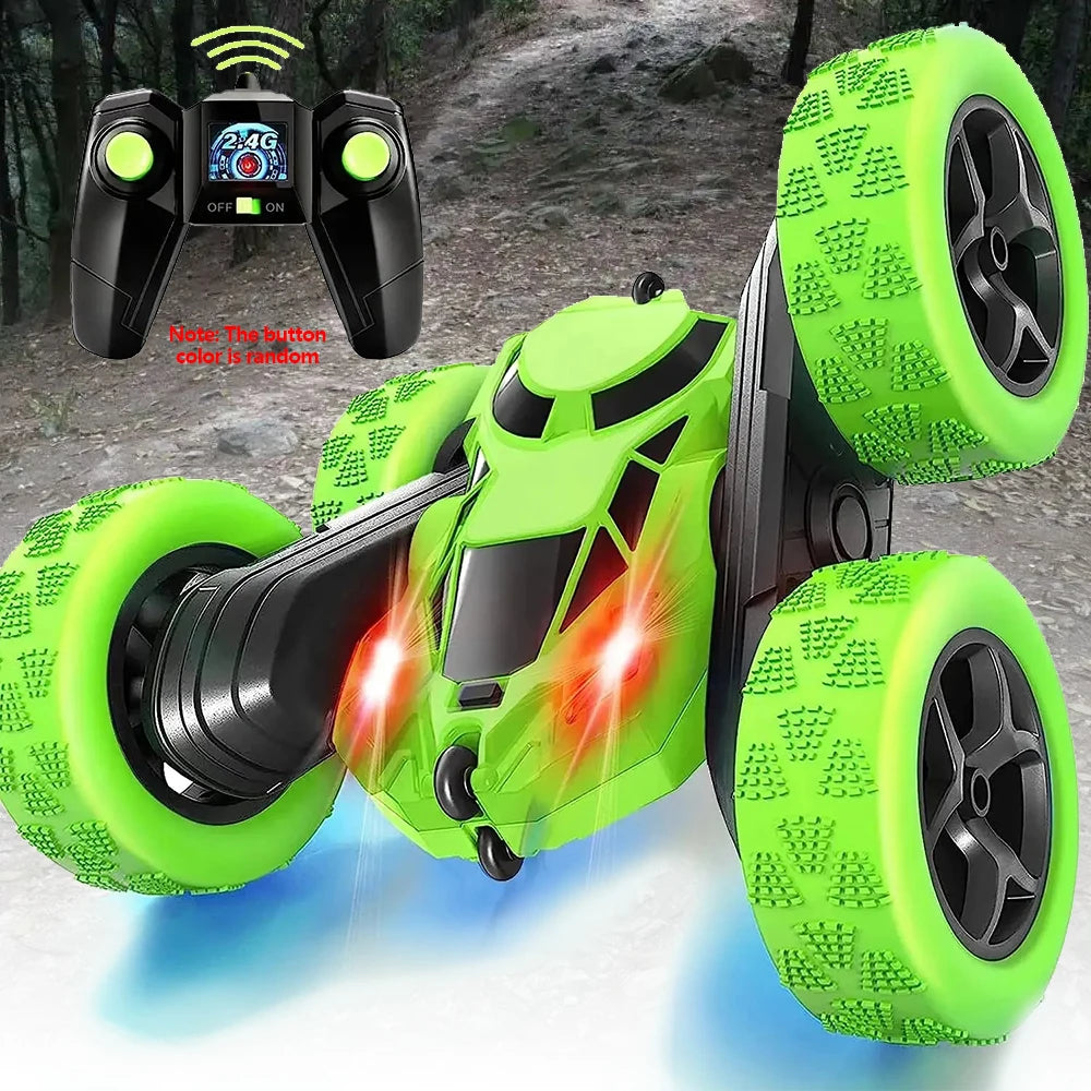 RC Stunt Car for Kids – Double-Sided Flip Remote Control Cars, 2.4G High Speed, 360° Rotation Drift Auto Toys, Perfect Gift for Boys and Girls