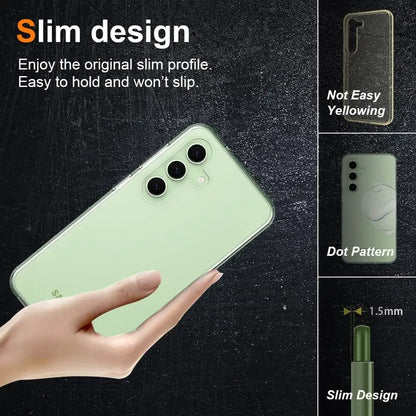 Ultra Thin Clear Silicone Soft Bumper Case for Samsung Galaxy S23 FE 5G