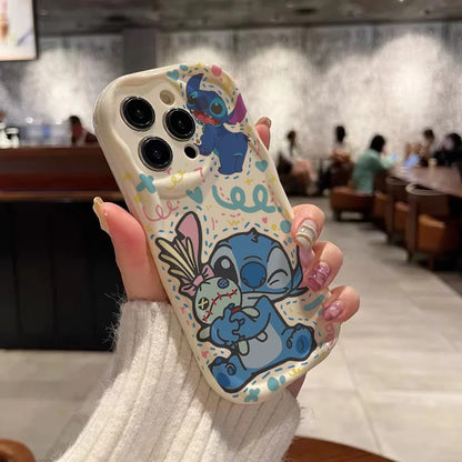 Disney Stitch Cute telefonfodral för iPhone – Y2K sött skydd mot fall