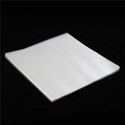 50PCS OPP Gel Recording Protective Sleeve for Turntable Player LP Vinyl Record Self Adhesive Records Bag 1inch 32.3cm*32cm