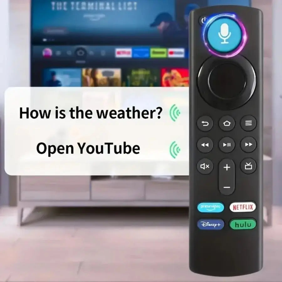 Ersättningsröstfjärrkontroll för Fire Stick TV 3:e generationens Smart TV Stick 4K MAX Lite Fire Cube Remote Fungerar med Alexa