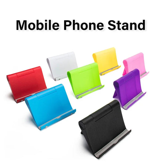 Universal Foldable Desk Cellphone Holder Mount Stand for Samsung iPhone Max Plus Note Ultra Mobile Phone Tablet Desktop Bracket