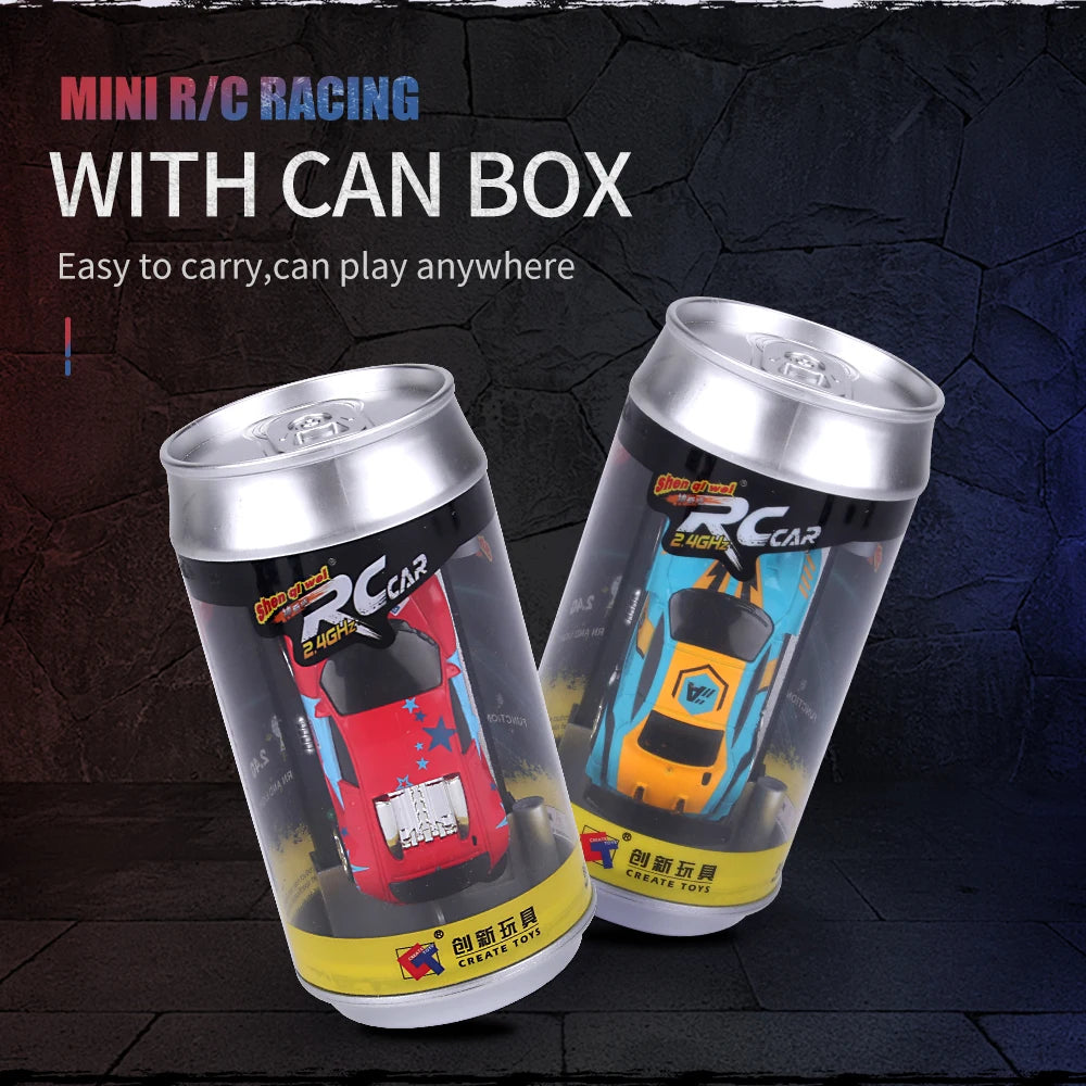 RC Car Mini Can Box Speed Sport App Remote Control Vehicle Micro High Speed Racing Toys Gift For Kids Boys Girls Children's Toy