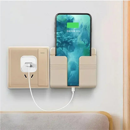 Wall mounted mobile phone holder adhesive mobile phone holder for bedrooms, living rooms, bathrooms, kitchens, and offices