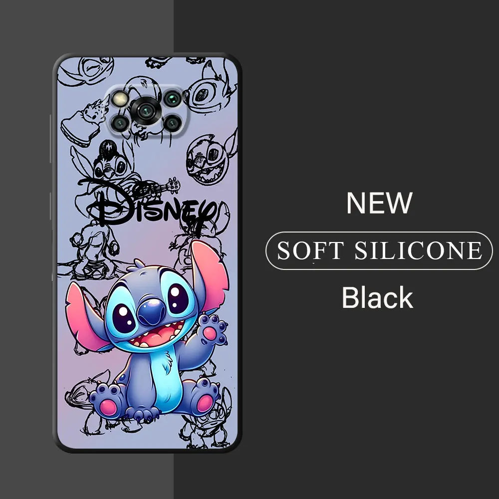 Disney Stitch Phone Case for Xiaomi Mi 11 Lite 12T 11T Pro 10T 12 13 5G 13 14 Pro 13 12 Lite 12X Silicone Cover