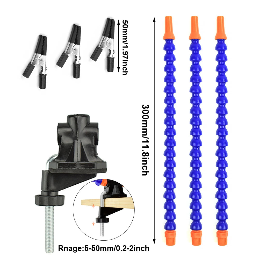 Helping Hands Third Hand Soldering Tool PCB Holder Flexible Arms with Table Clip Crafts Jewelry Hobby Workshop Helping Station