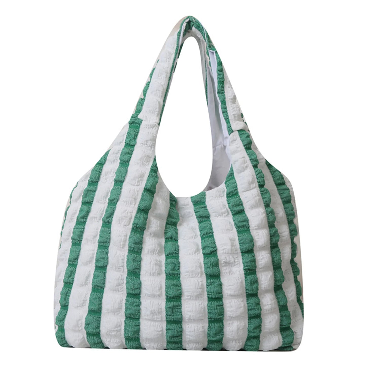 Elegant Cloud Bag: Pleated, Candy Color, Large Capacity Shoulder Bag