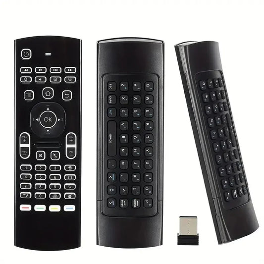 2.4GHz MX3 Air Mouse Wireless Mini Keyboard Remote Control With Multimedia Keys For Android TV Box Smart TV PC Linux Windows