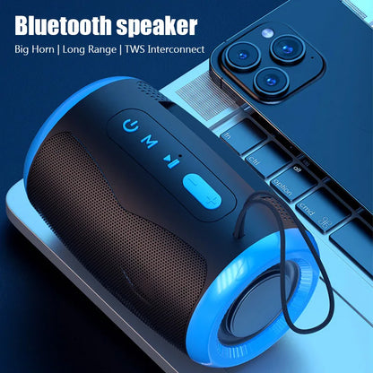 Portable Speaker Wireless Bluetooth Speakers with 5.3 Stereo FM/SD/USB