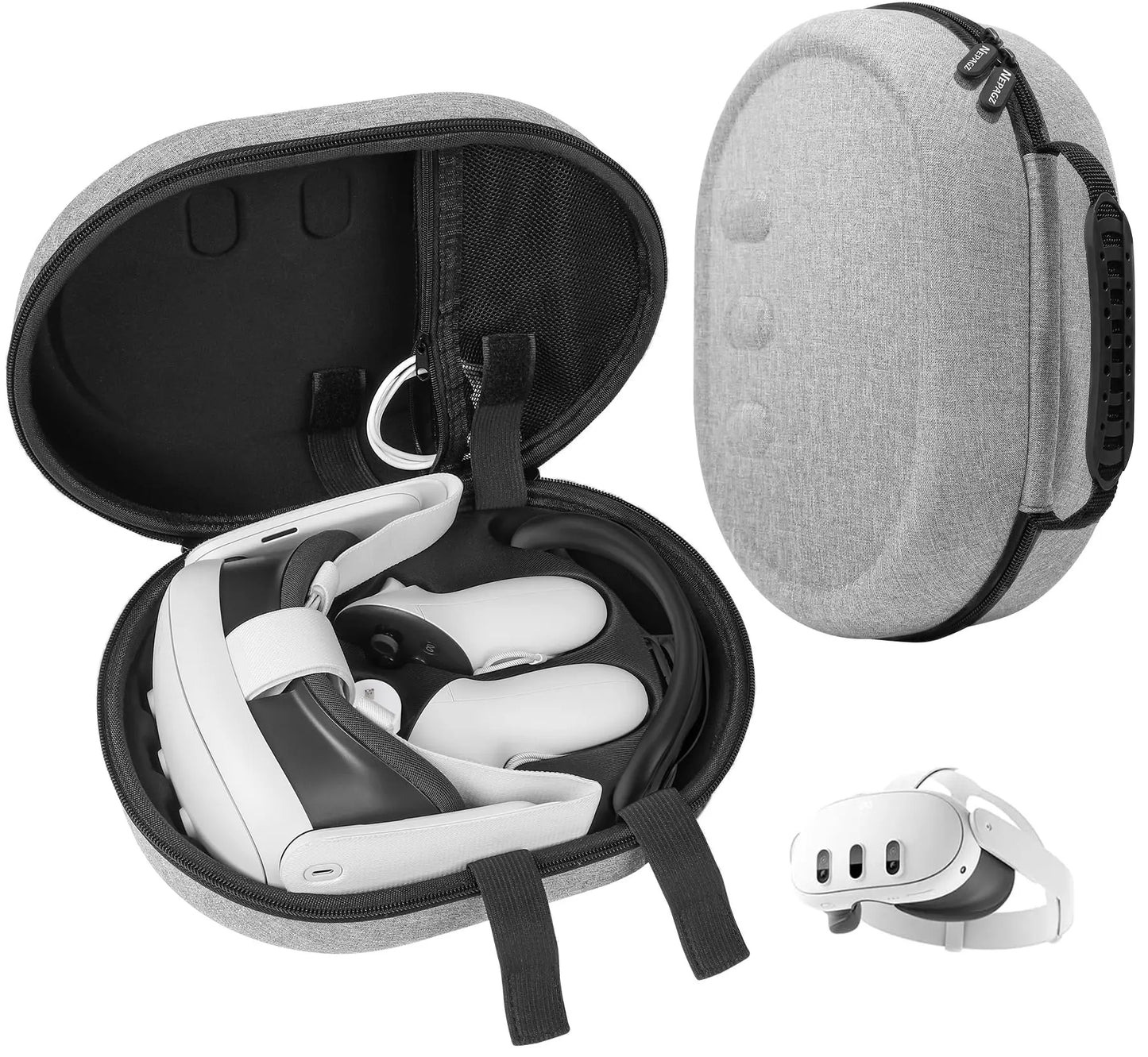 Hard Carrying Case Compatible with Oculus/Meta Quest 3, Suitable for Travel Portable Protection Accessories for Oculus Quest 3