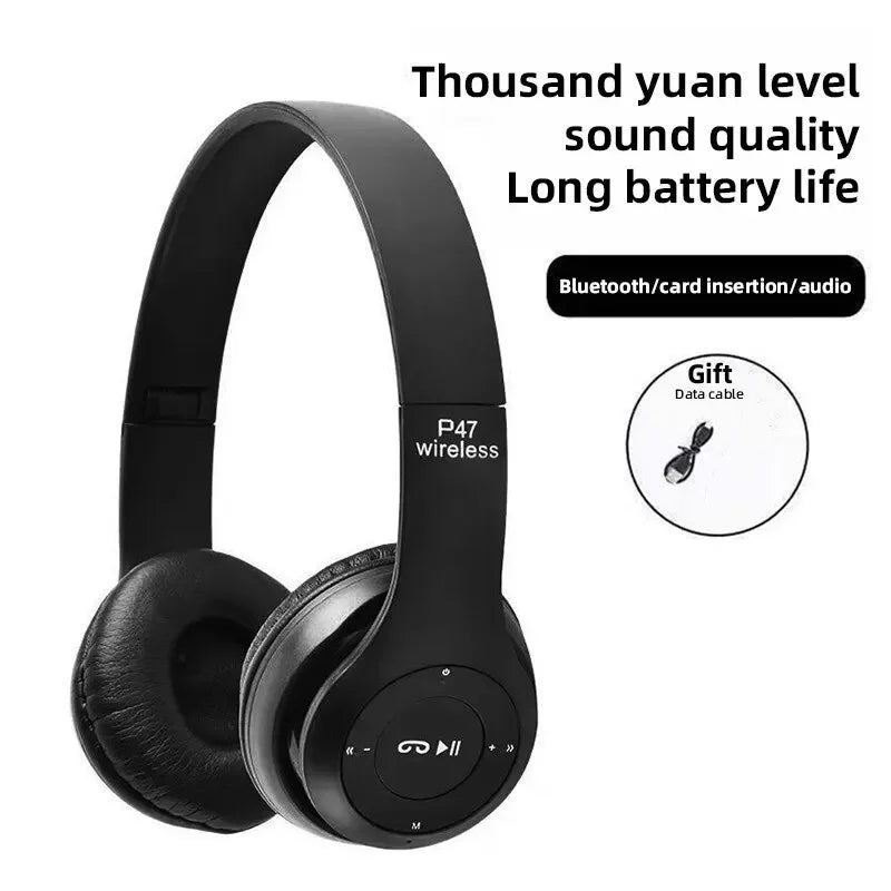 Stereo P47 Headset 5.0 Bluetooth Headset Folding Series Wireless Sports Game Headset