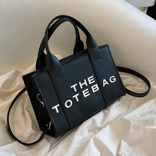 Branded Handbag: High Quality, Contrast Letter, Tote Bag