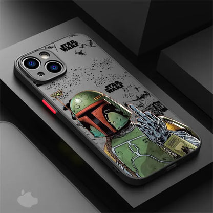 Stars Wars Cool Hero Soft Phone Fodral för Apple iPhone