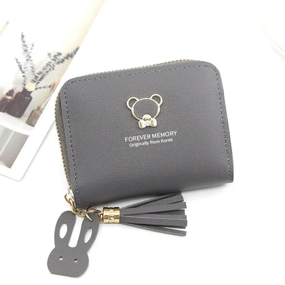 2024 Short Women Wallets – Mini Cute Coin Pocket Card Holder, Female Purse, New Fashion Kpop Small Wallet for Girls.