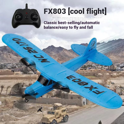 New FX803 remote control aircraft Two channel fixed wing foam remote control glider Children's aircraft model toy aircraft