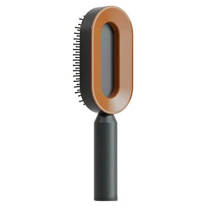 Self-Cleaning Hairbrush for Women – One-Key Cleaning, Hair Loss Airbag Scalp Massage Comb, Anti-Static Hairbrush.