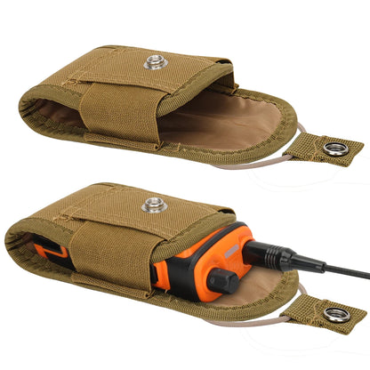 Taktisk Walkie Talkie Pouch Oxford Molle Radio Pouch Hållare Ficka Bärbar Utomhus Jakt Sport Midjeväska Interphone hölster