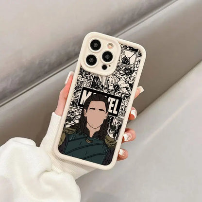 Marvel Loki Phone Case for Apple iPhone 15 Pro Max 13 14 Plus 12 11 Pro Shockproof