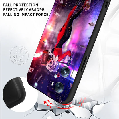 Harleys Quinns Jokers Case For OPPO: Black TPU Phone Case