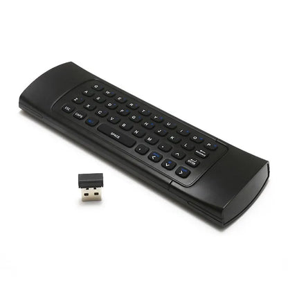 MX3 Air Mouse Mini Tangentbord Trådlös fjärrkontroll 2,4G Multifunktionell Fly Mouse med infraröd inlärning för Android Smart TV Box