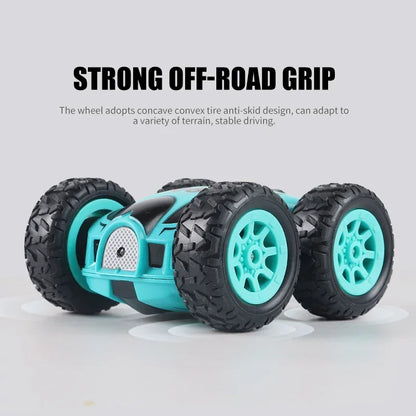 2,4G 4wd höghastighetsstuntbil mini RC bil dubbelsidig drift 360 graders dumper Drive Jump barnleksaker