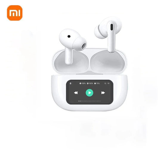 Xiaomi nya trådlösa headset Touch Color Screen Bluetooth-hörlurar ANC-hörlurar, Super Bass Advanced Audio