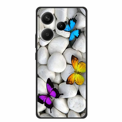 Animals Soft Silikon TPU bakstycke med Wolf Protective Bumper för Xiaomi POCO F6 5G – För POCO F6