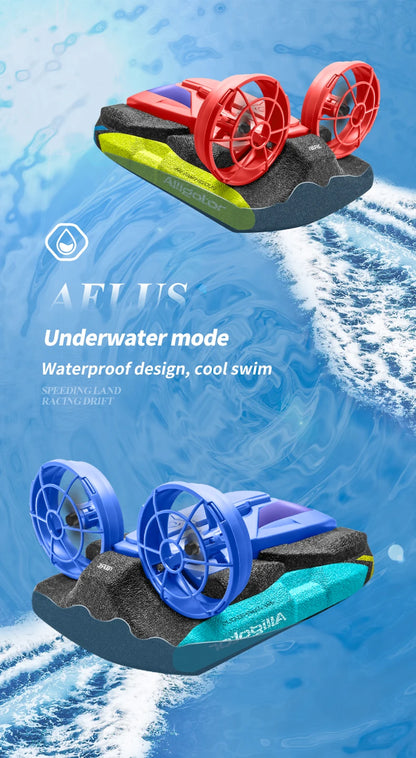 New S10 Water & Land 2 in 1 Remote Control High Speed Boat 2.4G Amphibious Hovercraft RC Drift Car Kids Toys Christmas Gifts