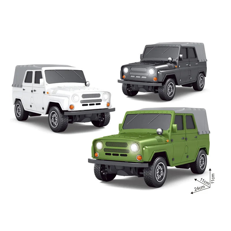 Metal  1:12 Silver Remote Lada Rccar Toy Rc Cybertruck Offroad  Lada Pickup Truck Car Model Children'S Toy Gift