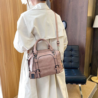 Luxury Women Tote Handbags PU Leather Ladies Boston Shoulder Bags High Quality Female Top Handle Messenger Crossbody Bags